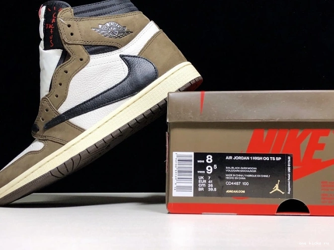 Rep OG Retro 'Mocha' 1 x 100 High Air Scott - Jordan Travis CD4487 0608